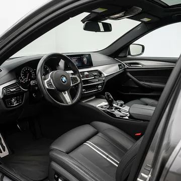 Interior after detailing — clean, conditioned, restored