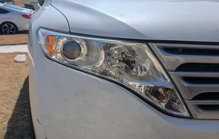 Headlight restoration in progress at Detail Now, Taylor, TX