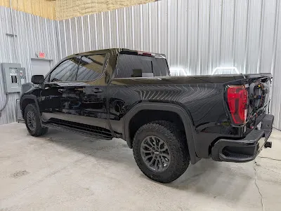 Close-up of self-healing paint protection film