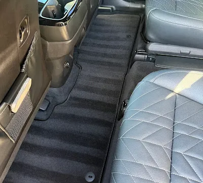 Finished ceramic tint install, close-up